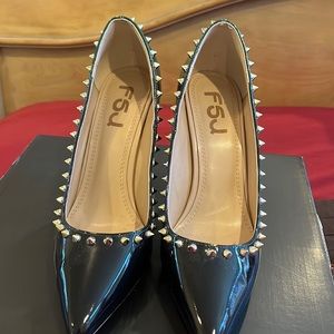 FSJ shoes brand new size 9 Dark Green